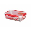 Oursson Пластиковый контейнер 0,6 л CP0600S/TE  Цвет: Прозрачный с зеленым